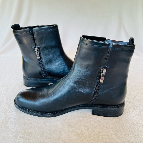 Franco Sarto Black Ankle Boots - Picture 8 of 10